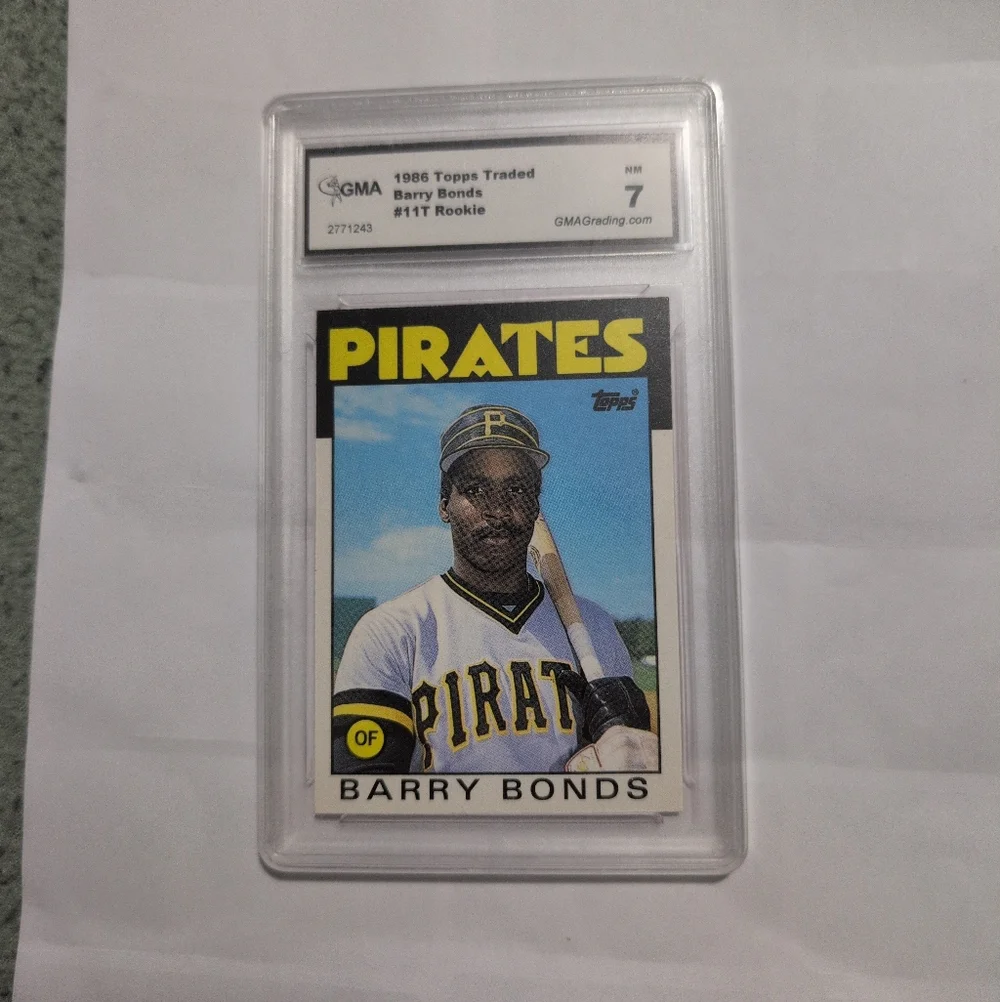 Topps Pirates Barry Bonds Rookie Card - Picture 1 of 2